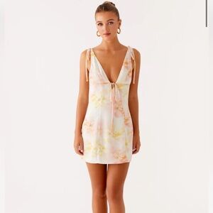 New with tags. Peppermayo Alden mini dress floral size 4